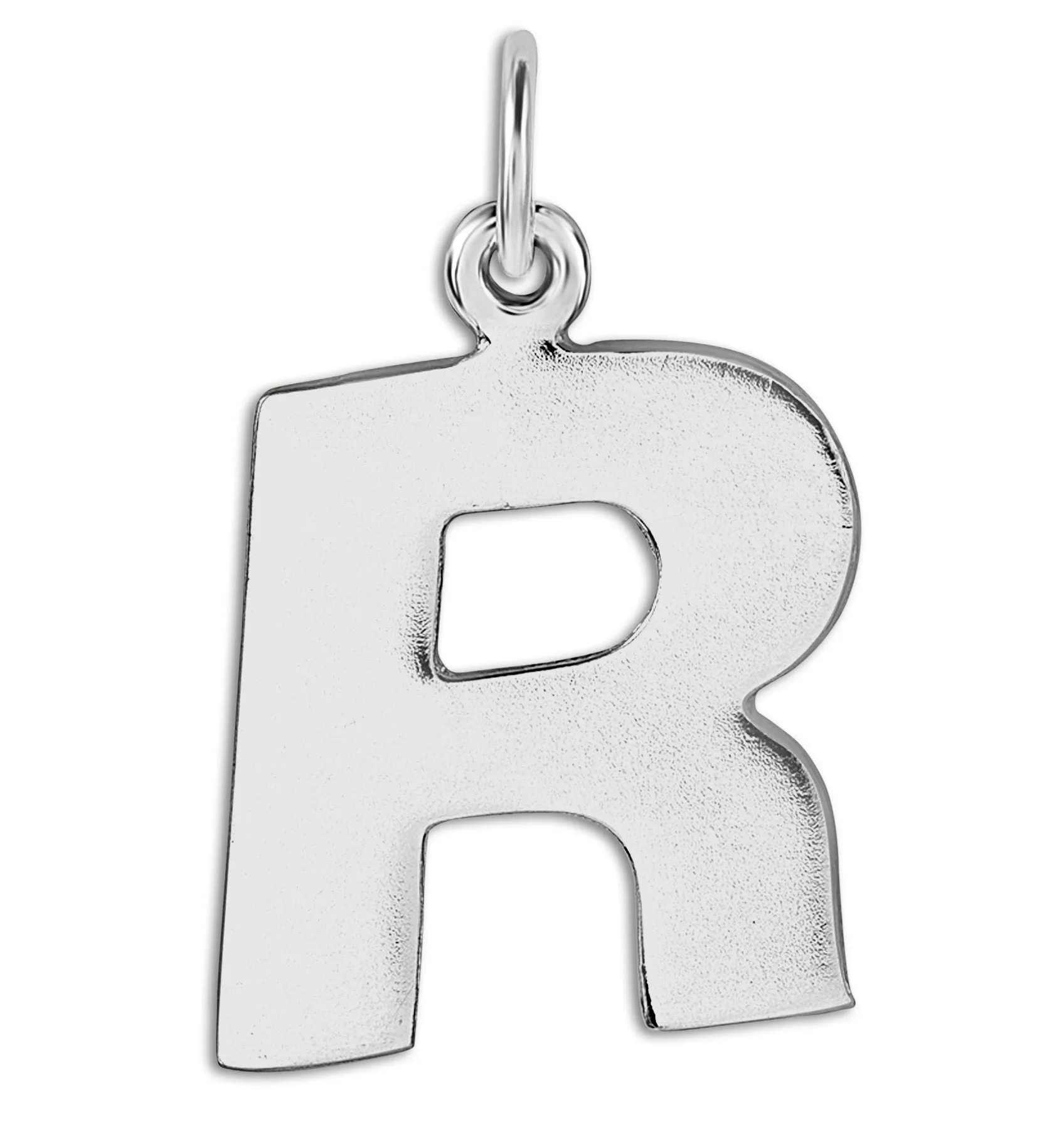 "R" Cutout Letter Charm