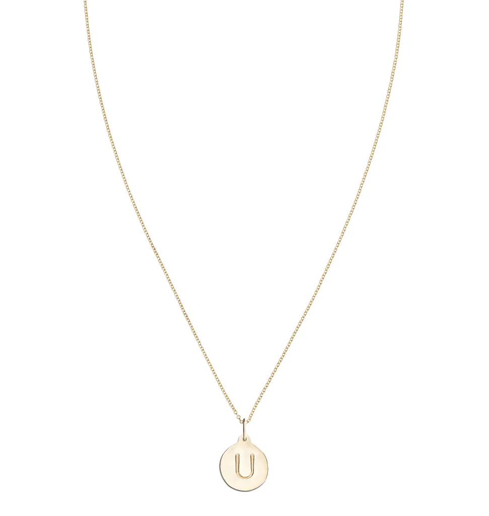 "U" Alphabet Charm