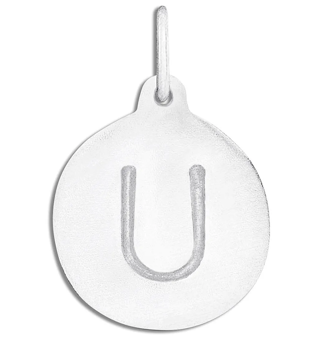 "U" Alphabet Charm