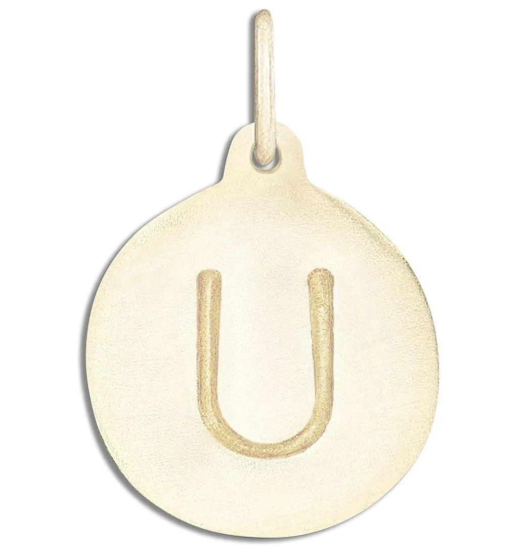 "U" Alphabet Charm