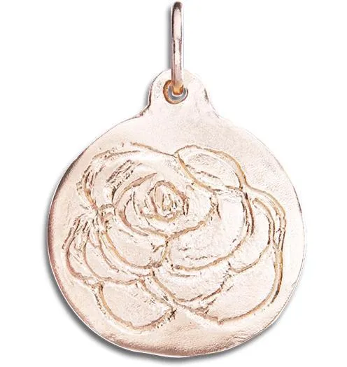 Rose Disk Charm