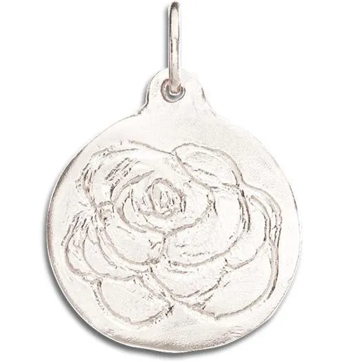 Rose Disk Charm