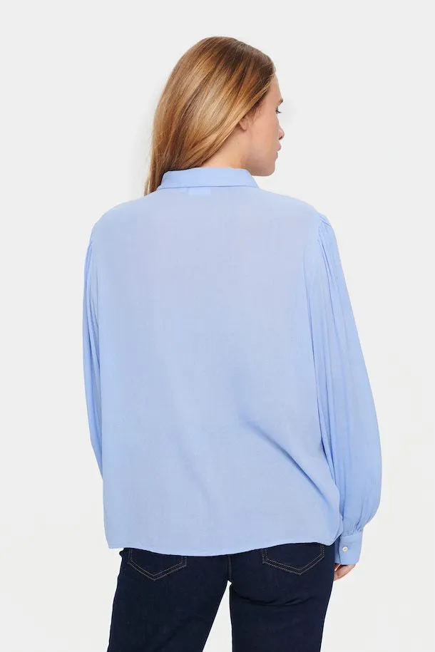 Saint Tropez Alba Shirt In Hydrangia Blue