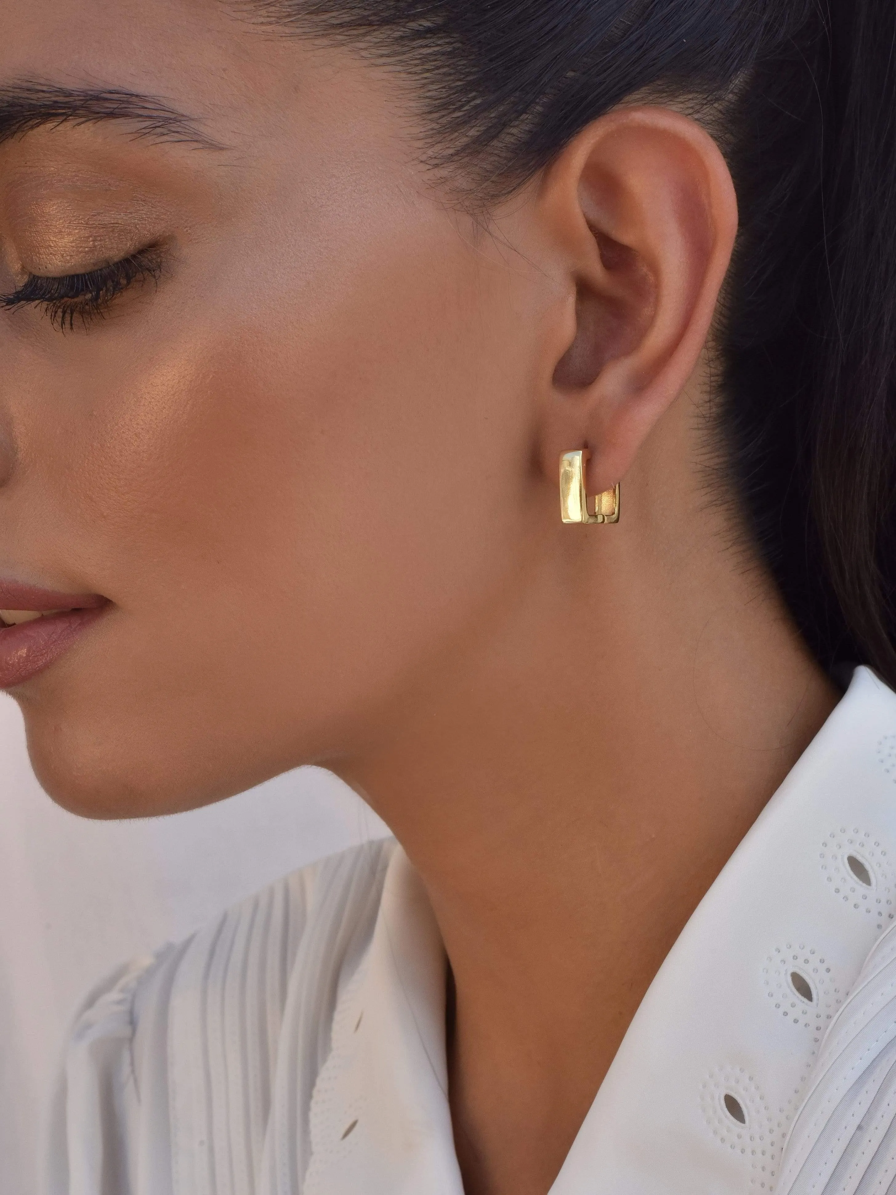 Square Hoop Earrings