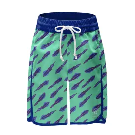 Squiddy Tales (Green) Board Shorts