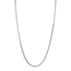 Sterling Silver Curb Chain Necklace 2.1mm