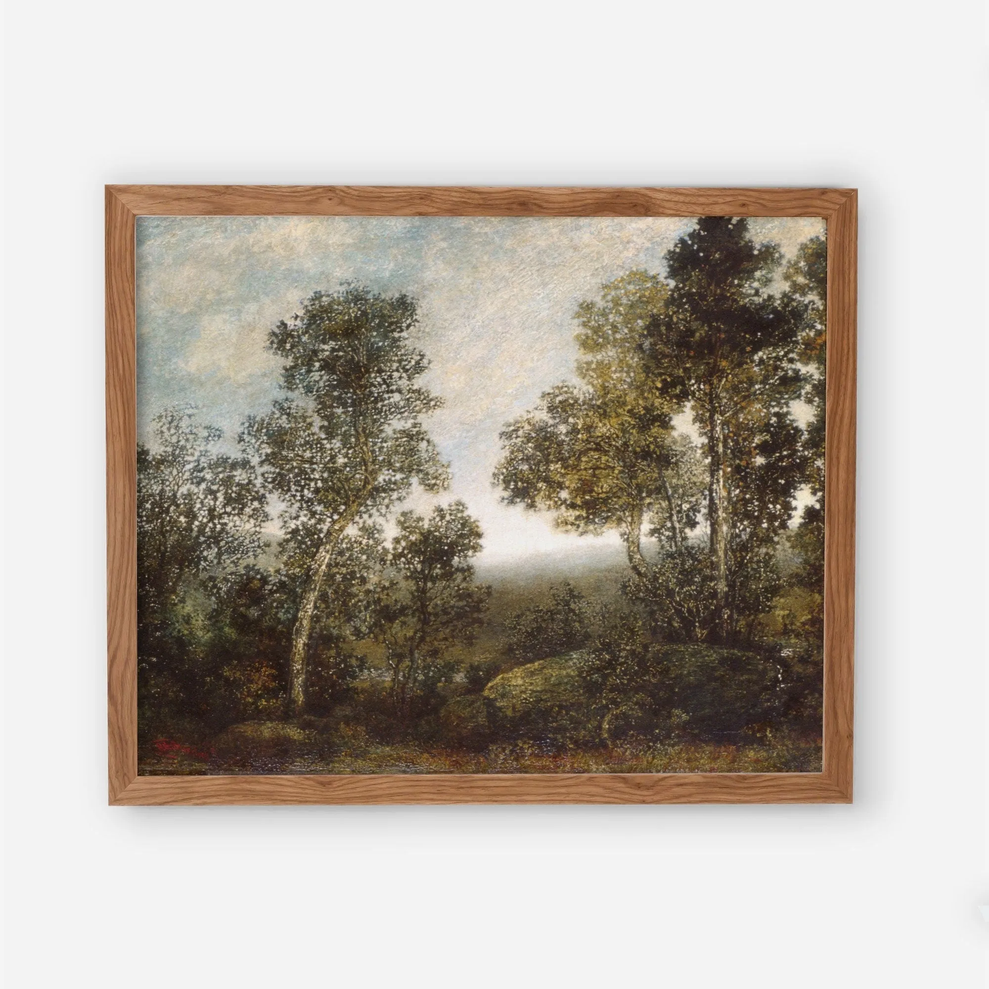 Vintage Forest Wall Art